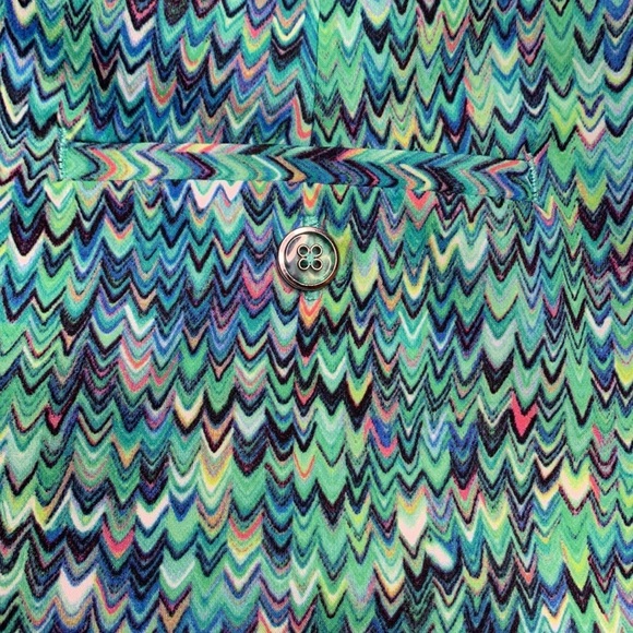 EP Pro Green‎ Blue Print Golf Skort - Picture 3 of 6